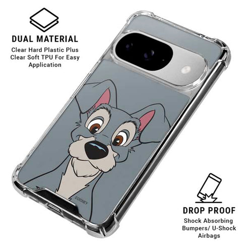 Disney Lady & The Tramp Butch Portrait Google Pixel 10 Clear Case